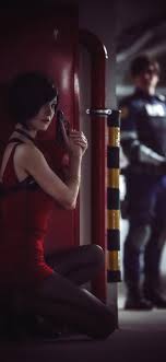 ada wong and leon cosplay iphone x
