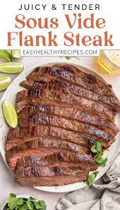 sous vide flank steak easy healthy