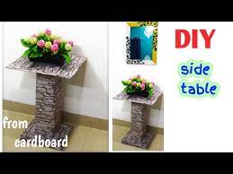 Cardboard Diy Table Craft