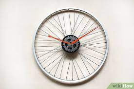 How To Make A Bicycle Rim Clock 12