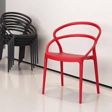 Siesta Pia Set Of 2 Dining Chair Red