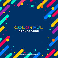 Colourful Simple Background With A Frame Vector Free Download