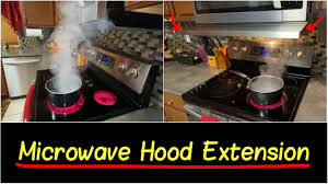 microwave range hood extender