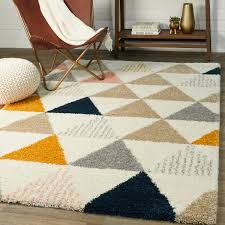 indoor geometric area rug in the rugs
