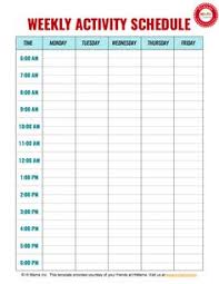 School Daily Schedule Printable Magdalene Project Org