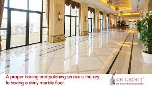 what is marble honing and polishing