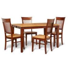 dining table 4 side chairs