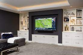 Tv Wall Transitional Living Room
