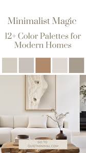 12 minimalist color palettes for your