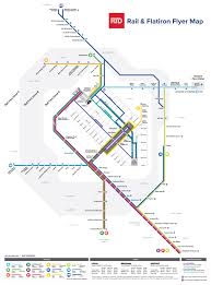 Rail System Map Rtd Denver