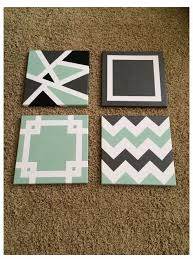 Canvas Painting With Tape Ideas