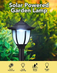 Garden Lamp Post Light Bright