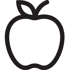 apple icon outline icon