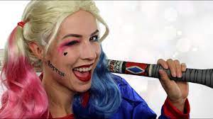 quick harley quinn makeup for beginners