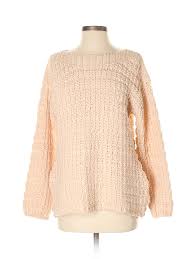 Details About Listicle Women Pink Pullover Sweater Sm