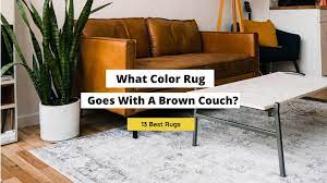 13 rugs that go with a brown couch