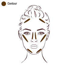 contour make up guide tutorial