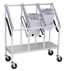 Amazon Com Omnimed 263830 3 Tier Wheeled Chart Carrier