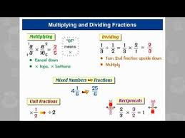 Multiplying And Dividing Fractions