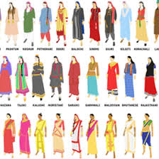 Traditional Costume And Dress Styles In Different States Of