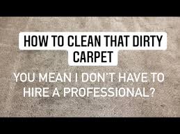 carpet cleaning without using soap or