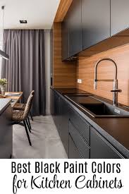 black paint colors for kitchen cabinets