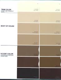 Beige Color Chart The Preserve Architectural Review Board