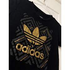 Adidas ultraboost dna men's • core black/core black/active red $180.00. Black And Gold Adidas Shirt 61 Remise Www Muminlerotomotiv Com Tr