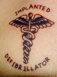 'tats are sweatproof and water resistant. Diagnostic Ink The Skinny On Medical Tattoos Webecoist Medical Alert Tattoo Medical Tattoo Tattoo Medical