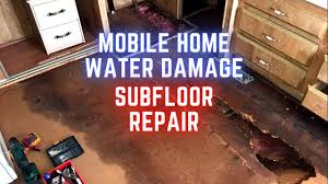 mobile home floor repair water damage