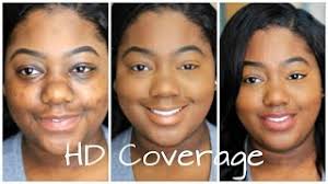 101 full coverage hd foundation routine