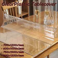 Pvc Crystal Clear Plastic Table Cover