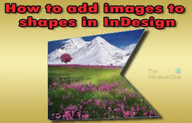 how to place image in frame in indesign