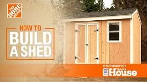 how to build a shed the