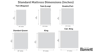 standard furniture dimensions bett
