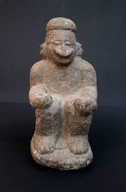 proantic antique stone sculpture papua