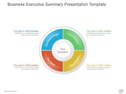 Business Executive Summary Presentation Template Template