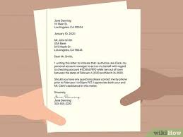how to make an authorization letter