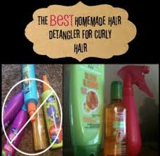the best homemade hair detangler spray