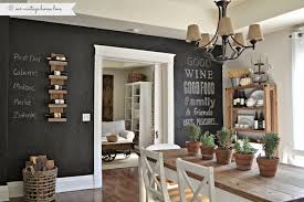 Chalkboard Wall Eclectic Dining Room