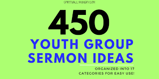 We cannot generate faith, for we are totally depraved by nature. 450 Topics For Youth Sermons Spiritually Hungry