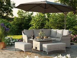 rattan garden furniture set goodhomes