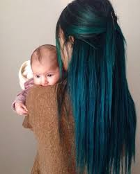 Before you dye your hair blue, it is important to lighten it as much as possible so that the dye will take. Precious Moments Damlaadk Is Rocking That Voodooblue Hair Styles Teal Hair Color Teal Hair