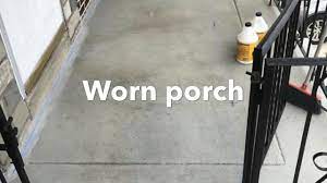 resurface an ugly patio concrete and