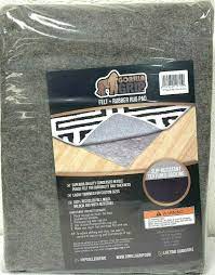 gorilla grip original felt and rubber underside gripper area rug pad 3 x 5