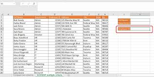 master vlookup multiple criteria and
