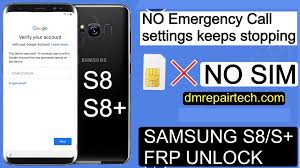 If the other device is unable to read your sim, the problem is likely with the card, not your device. Frp Bypass Samsung S8 Without Sim Card App Not Installed Dm Repair Tech