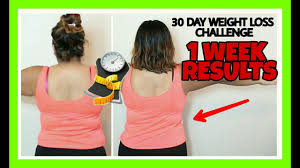 It is scientifically proven to help improve your health and fitness. 30 Day Weight Loss Challenge Week 1 Results Youtube