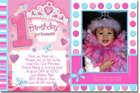 1st Birthday Princess Birthday Invitations Candy Wrappers Thank
