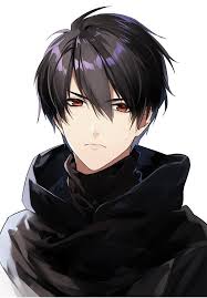 Anime girls and boys with black hair. Black Hair Red Eyes Who Is Him I Need To Know Thanks Black Haired Anime Boy Anime Guys Shirtless Anime Black Hair